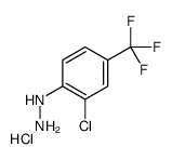 [2-氯-4-(三氟甲基)苯基]肼盐酸盐结构式