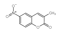 3-甲基-6-硝基香豆素结构式