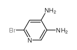 3,4-二氨基-6-溴吡啶结构式