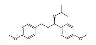 4,4'-(1-isopropoxypropane-1,3-diyl)bis(methoxybenzene)结构式