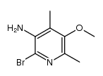 3-amino-2-bromo-5-methoxy-4,6-dimethylpyridine Structure