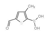 5-甲酰基-3-甲基噻吩-2-硼酸结构式