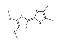 4,5-dimethyl-4',5'-bis(methylthio)-tetrathiafulvalene Structure