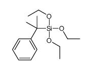 triethoxy(2-phenylpropan-2-yl)silane结构式
