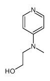 2-(吡啶-4-甲基氨基)乙醇结构式