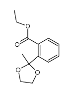 ethyl 2-(2-methyl-1,3-dioxolan-2-yl)benzoate Structure
