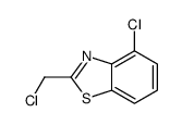 Benzothiazole, 4-chloro-2-(chloromethyl)- (9CI)结构式