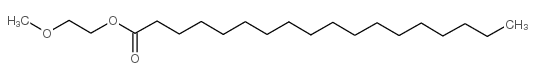 2-甲氧基乙基硬脂酸酯结构式