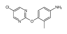 4-(5-chloropyrimidin-2-yl)oxy-3-methylaniline Structure