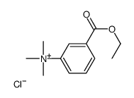 (3-ethoxycarbonylphenyl)-trimethylazanium,chloride Structure
