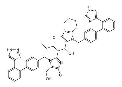 氯沙坦α-丁基-氯沙坦醛加合物(洛沙坦杂质)结构式
