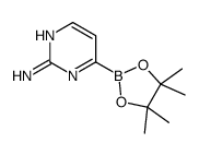 4-(4,4,5,5-tetramethyl-1,3,2-dioxaborolan-2-yl)pyrimidin-2-amine Structure