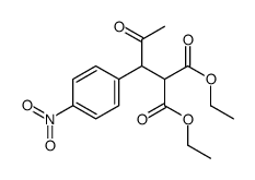 diethyl 2-[1-(4-nitrophenyl)-2-oxopropyl]propanedioate结构式