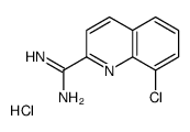 8-氯喹啉-2-羧酰胺盐酸盐结构式