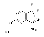 6-氯-3-(三氟甲基)吡啶甲酰胺盐酸盐结构式