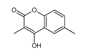 2H-1-BENZOPYRAN-2-ONE, 4-HYDROXY-3,6-DIMETHYL- structure
