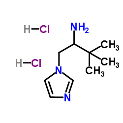 1-(1H-Imidazol-1-yl)-3,3-dimethyl-2-butanamine dihydrochloride结构式