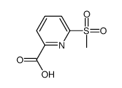 6-甲砜基-2-吡啶甲酸结构式