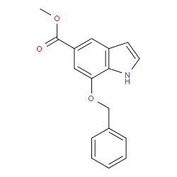 7-(苄氧基)-1H-吲哚-5-甲酸甲酯图片