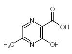3-羟基-5-甲基吡嗪-2-羧酸结构式