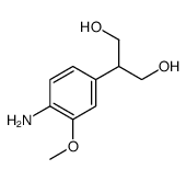 2-(4-amino-3-methoxyphenyl)propane-1,3-diol Structure