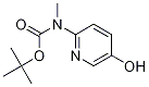 2-(N-叔丁氧羰基-氨基甲基)-5-羟基吡啶结构式