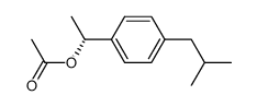 (R)-p-isobutyl-1-phenylethanol acetate Structure