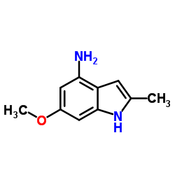 6-Methoxy-2-methyl-1H-indol-4-amine Structure