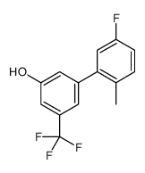 3-(5-fluoro-2-methylphenyl)-5-(trifluoromethyl)phenol Structure