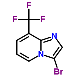 IMidazo[1,2-a]pyridine, 3-bromo-8-(trifluoromethyl)- Structure