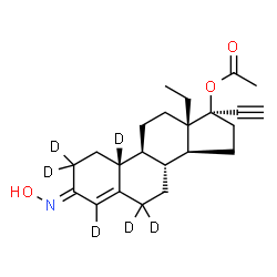 Norgestimate-d6 Structure