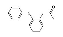 (2-(phenylthio)phenyl)acetone Structure