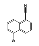 5-bromonaphthalene-1-carbonitrile Structure