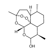 (3R,5aS,6R,8aS,9R,12R,12aR)-Decahydro-3,6,9-trimethyl-3,12-epoxy-12H-pyrano[4,3-j]-1,2-benzodioxepin-10-ol Structure