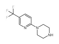 1-[5-(三氟甲基)-2-吡啶基]哌嗪结构式