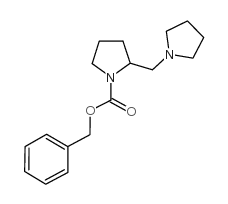 2-吡咯烷-1-甲基-吡咯烷-1-羧酸苄酯结构式