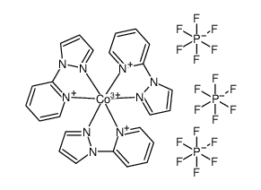 FK 102 Co(III) PF6 salt Structure