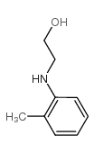 N-(2-羟乙基)-2-甲基苯胺结构式
