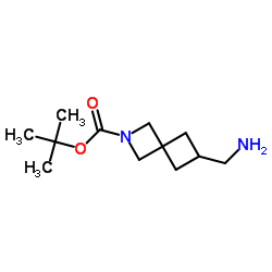 6-Aminomethyl-2-Boc-2-aza-spiro[3.3]heptane Structure