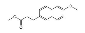 methyl 3-(6-methoxy-2-naphthyl)propionate Structure