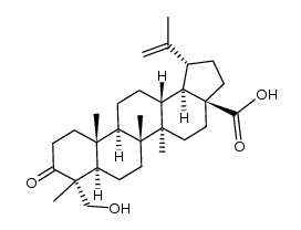 23-hydroxybetulonic acid Structure