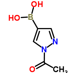 1-Acetyl-1H-pyrazole-4-boronic acid Structure
