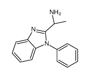 (1R)-1-(1-phenylbenzimidazol-2-yl)ethanamine结构式