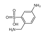 5-amino-2-(aminomethyl)benzenesulfonic acid Structure