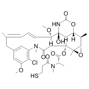 Mertansine(DM1化合物)结构式