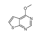 4-甲氧基噻吩并[2,3-d]嘧啶结构式