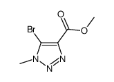 Methyl 5-bromo-1-methyl-1H-1,2,3-triazole-4-carboxylate Structure