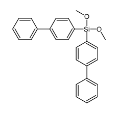 dimethoxy-bis(4-phenylphenyl)silane Structure