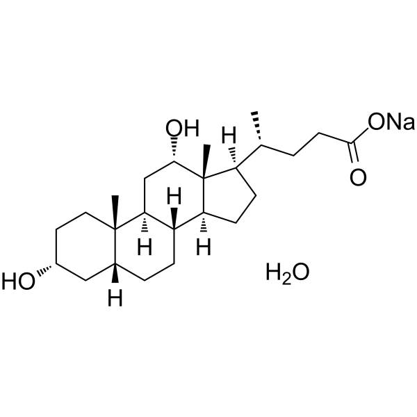 Sodium deoxycholate monohydrate Structure