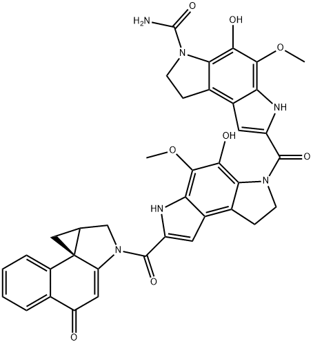 2-(PDE-I-dimer)-1,2,9,9a-tetrahydrocyclopropa(c)benz(e)indol-4-one Structure
